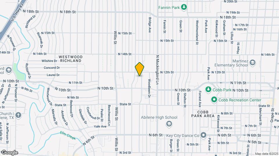 1110 Briarwood St Map and Location Details