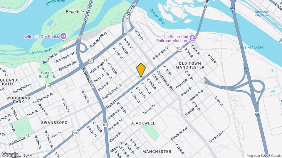 1019 Hull St Map and Location Details