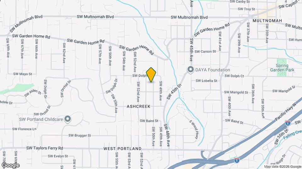 8905 SW 50th Ave Map and Location Details
