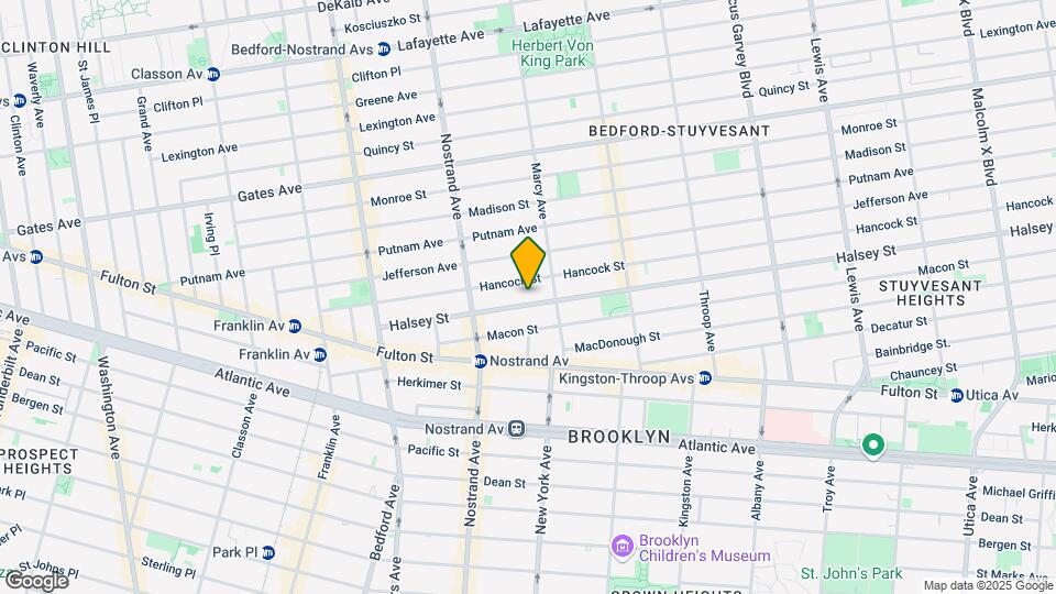 151 Halsey Street Map and Location Details