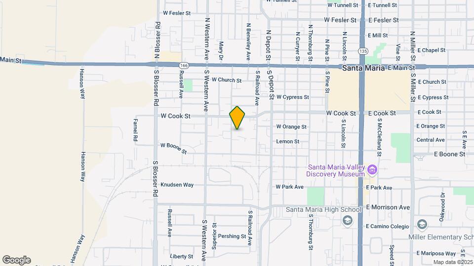 500 S Oakley Ave Map and Location Details