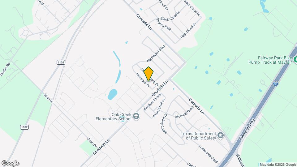 620 Northgap Dr Map and Location Details