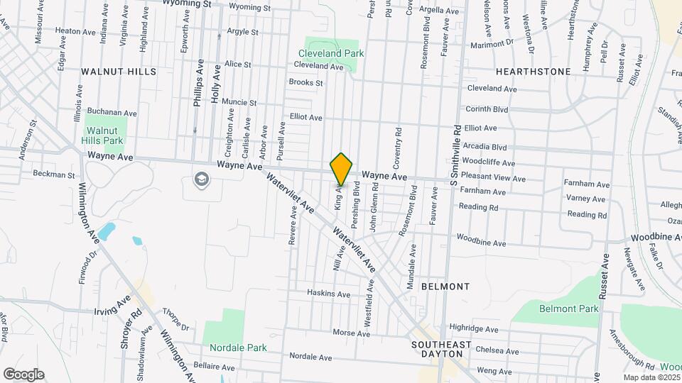 2026 King Ave Map and Location Details