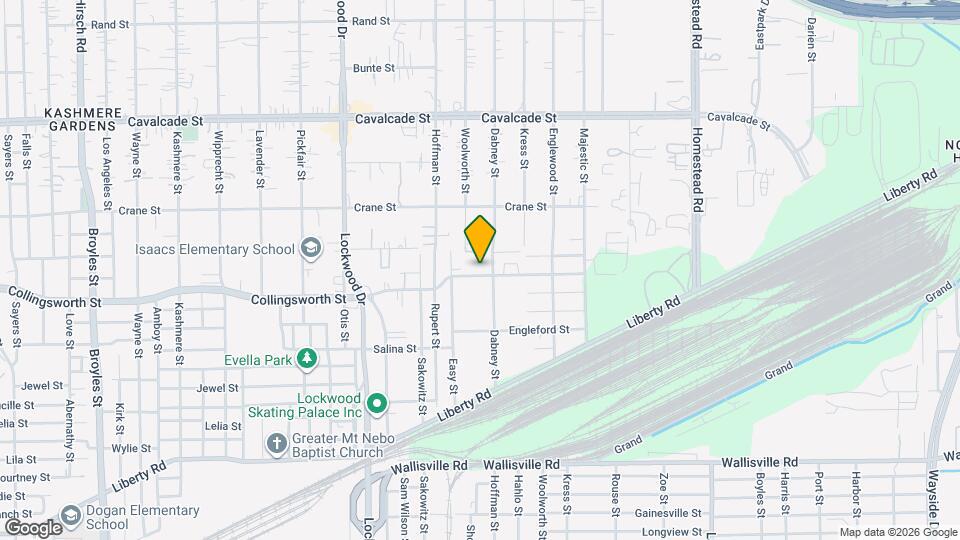 5949 Collingsworth St Map and Location Details