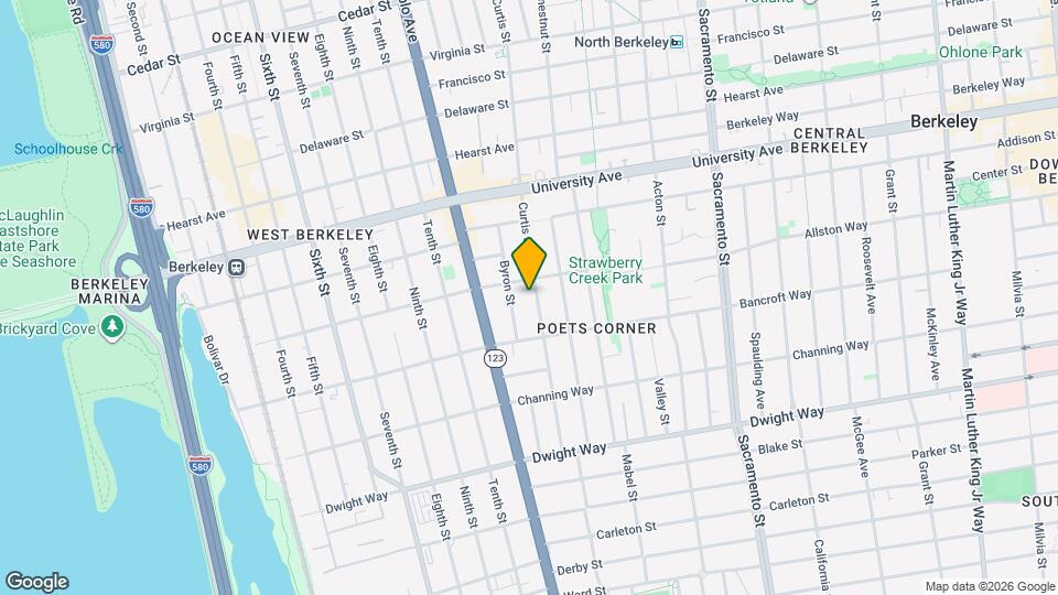 2210 Curtis St Map and Location Details