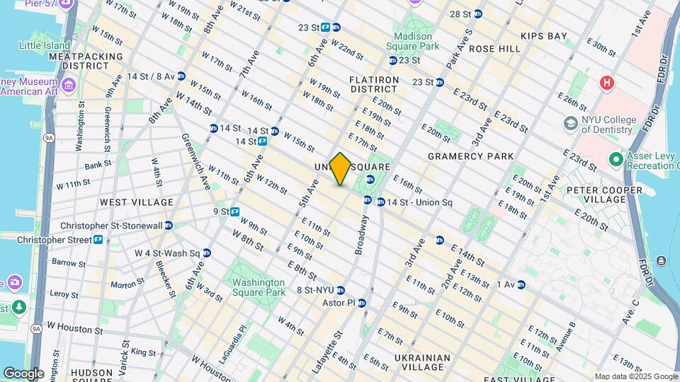 28 E 14th St Map and Location Details