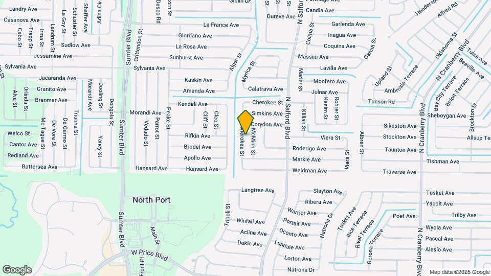 2468 Cherokee St Map and Location Details