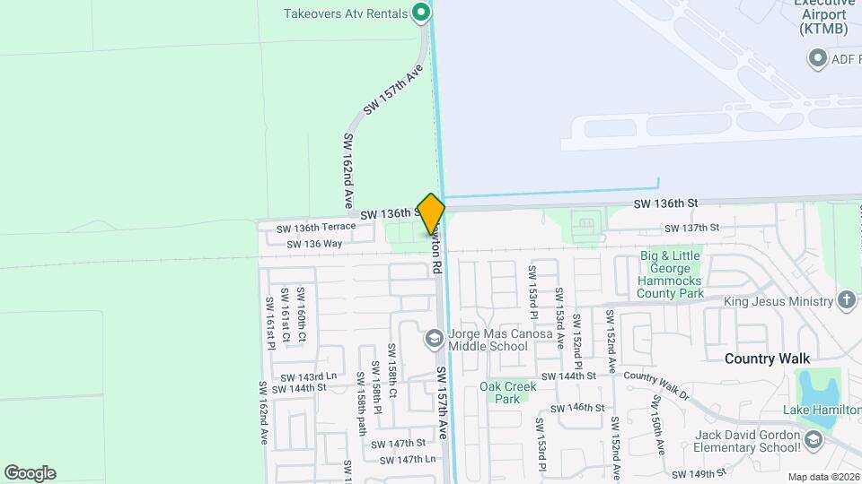 13665 SW 157th Ct Map and Location Details