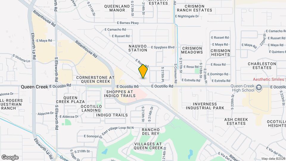 21399 E Estrella Ct Map and Location Details