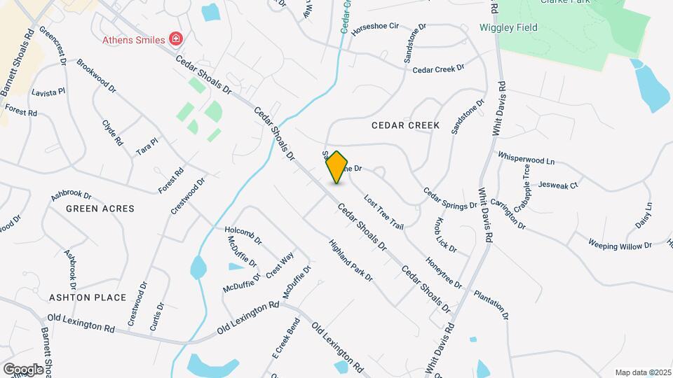 1605 Cedar Shoals Dr-Unit -1607 Mapa y Detalles de la Ubicación