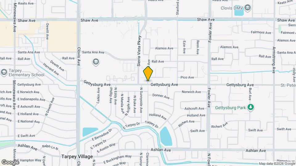 3675 Sunnyside Ave Map and Location Details