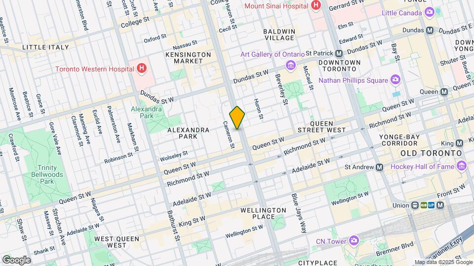 186-188 Spadina Ave Map and Location Details