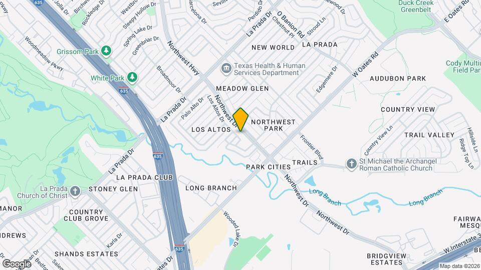 6228 Los Altos Dr Map and Location Details