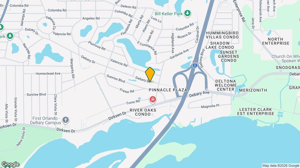 277 Debary Dr Map and Location Details