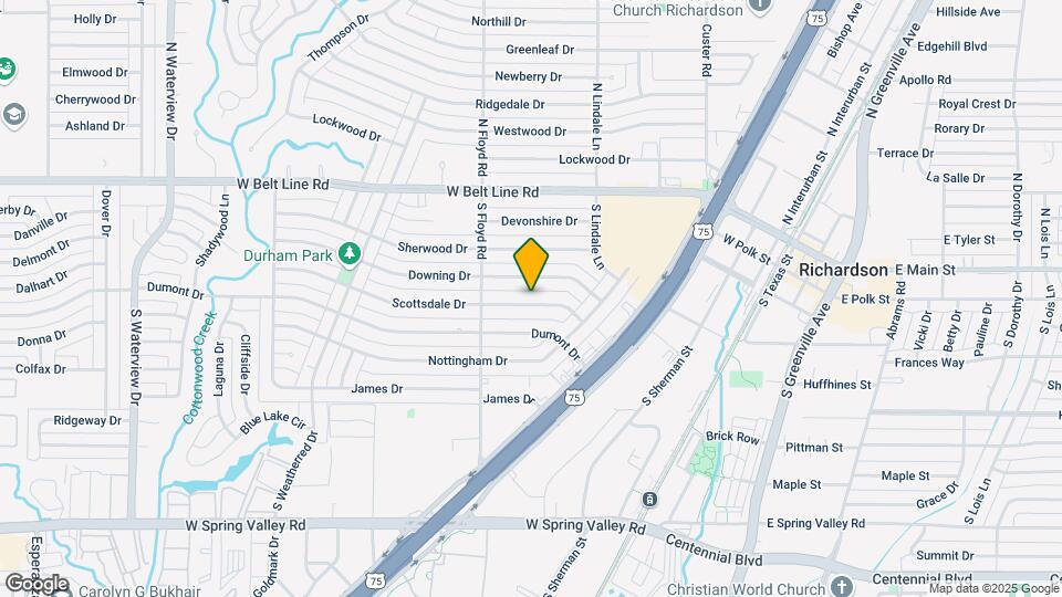 624 Scottsdale Dr Map and Location Details