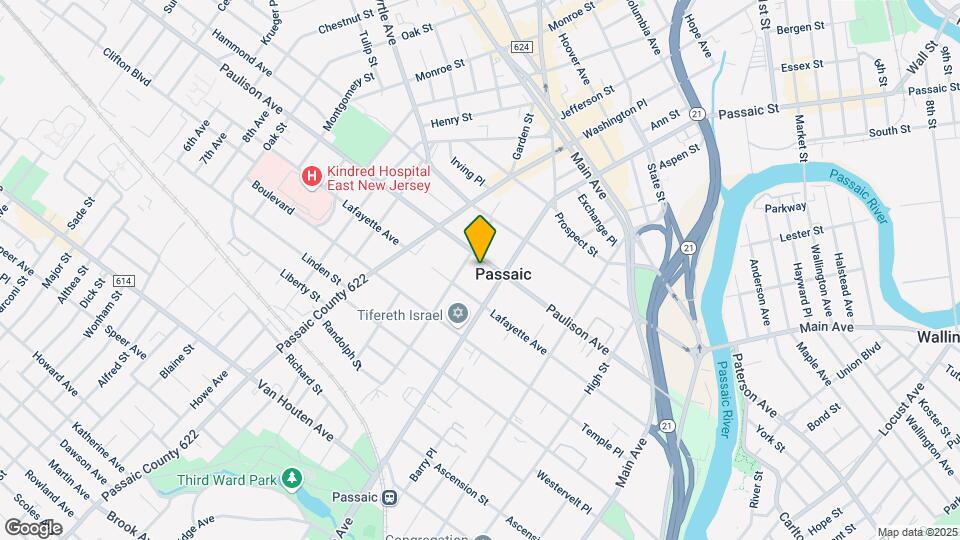 219-221 Paulison Ave Mapa y Detalles de la Ubicación