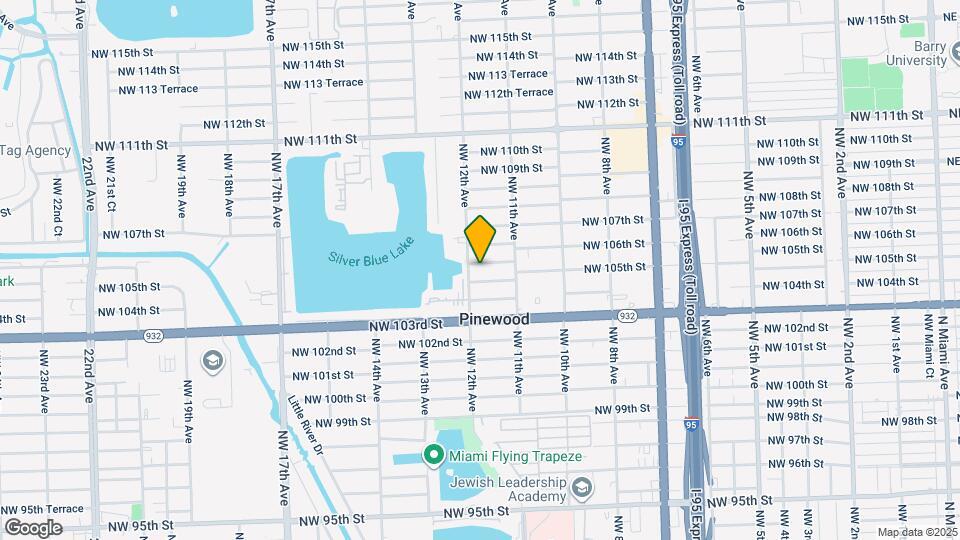1178 NW 105th Terrace Map and Location Details