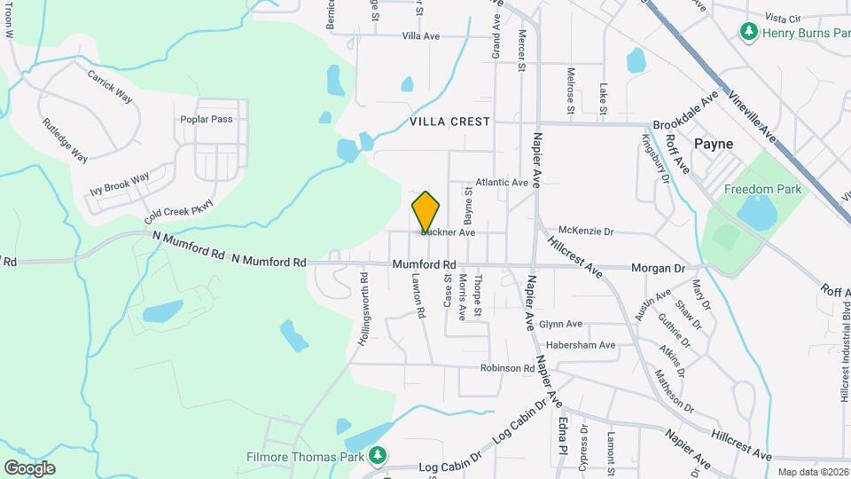 3634 Dawn St Map and Location Details