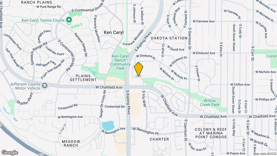 8059 S Johnson Ct Map and Location Details