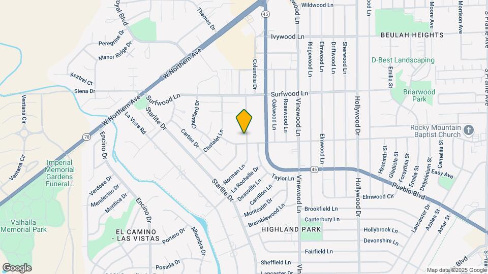 2133 Norman Ln Mapa y Detalles de la Ubicación