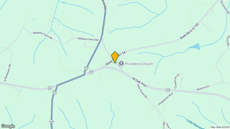 214 Cross Roads Dr Map and Location Details