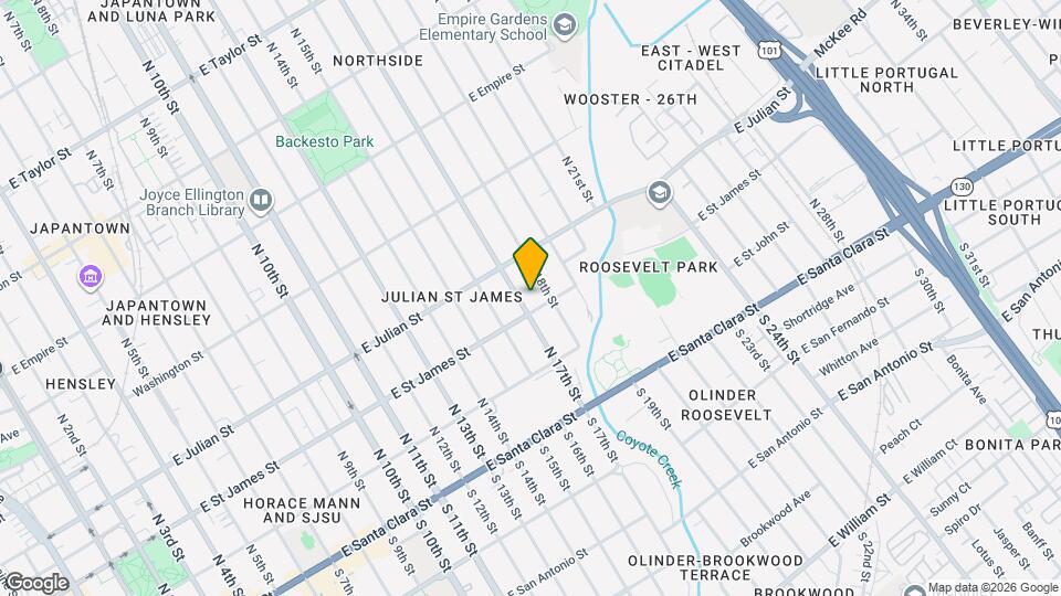 214 N 17th St Mapa y Detalles de la Ubicación