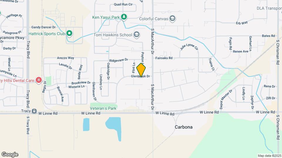 486 Glenbrook Dr Map and Location Details