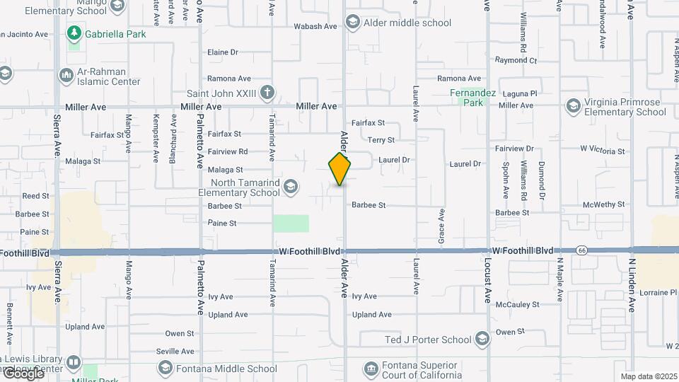 7936 Alder Ave Map and Location Details