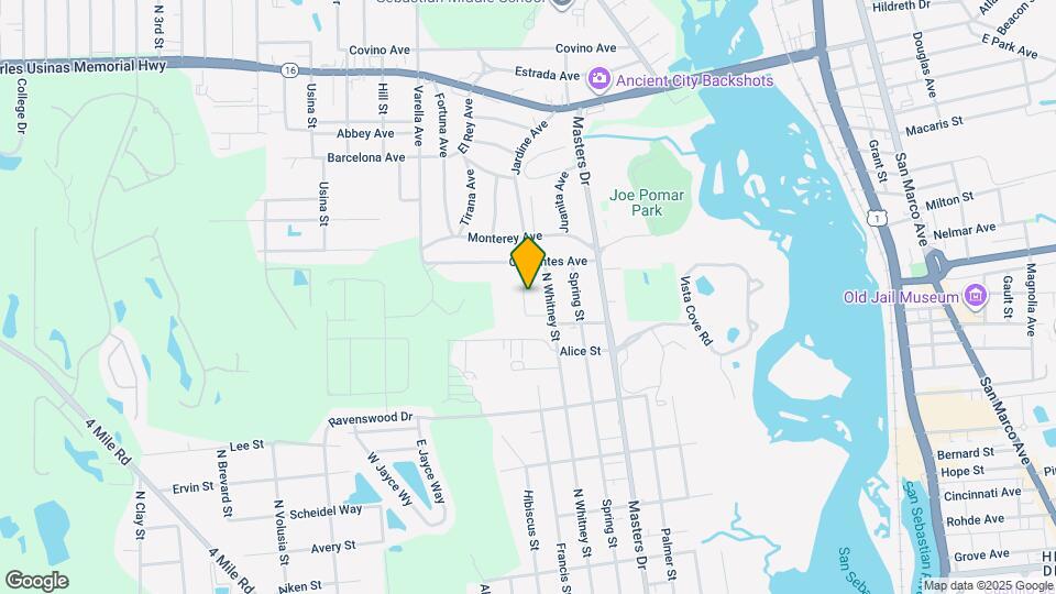1550 Doehler Ave Map and Location Details
