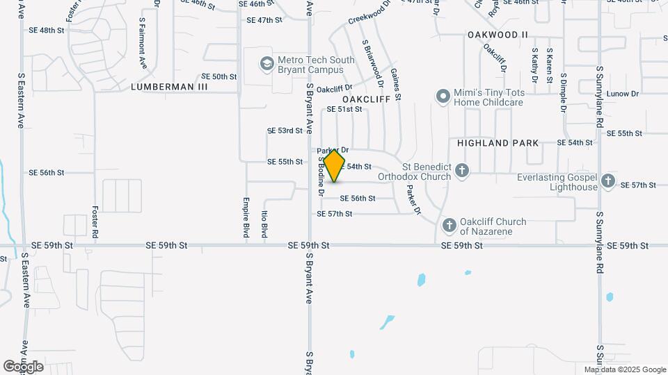 3012 SE 55th St Map and Location Details