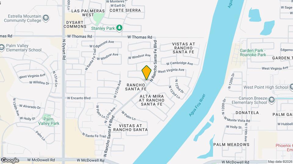 2401 N 125th Dr Mapa y Detalles de la Ubicación