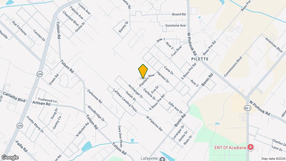 430 Planters Row Map and Location Details