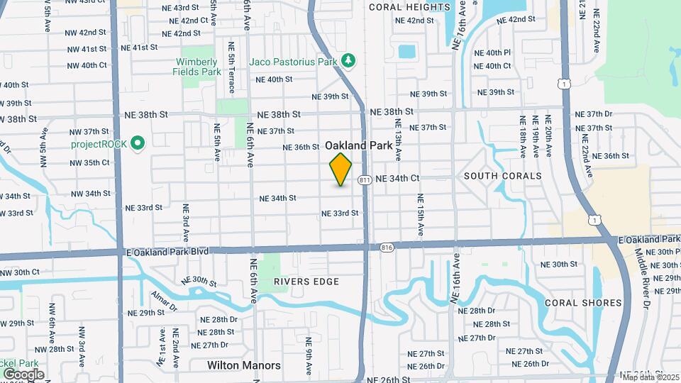 1061 NE 34th St Map and Location Details