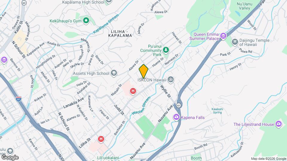 540 Ekekela Pl Map and Location Details