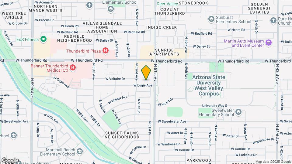 5150 W Eugie Ave-Unit -2 Map and Location Details