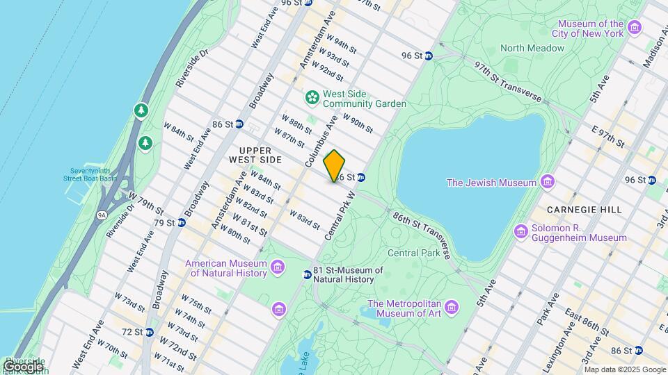 18 W 86th St Map and Location Details