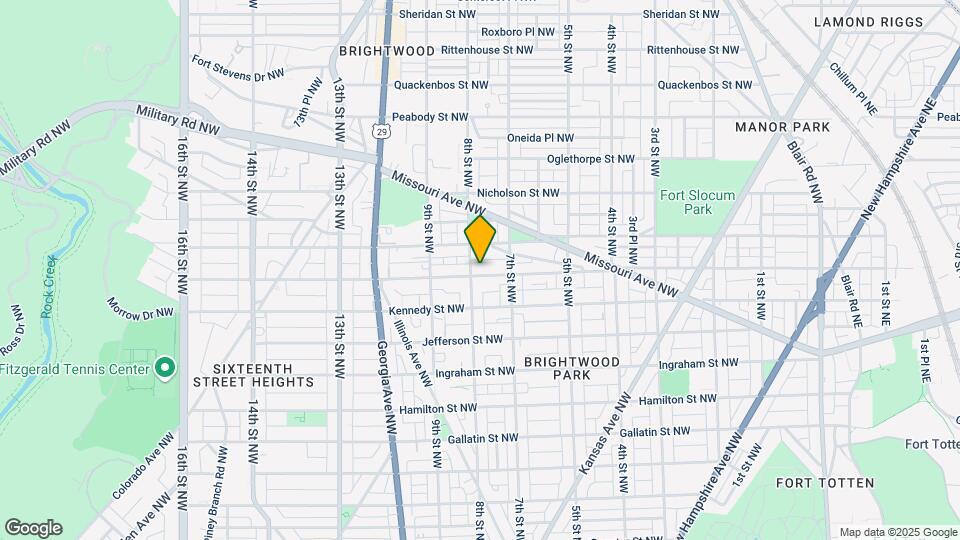 741 Longfellow St NW Map and Location Details
