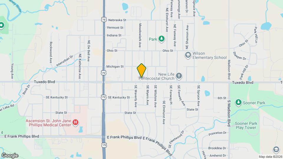 102 Meadowlark Ave Map and Location Details