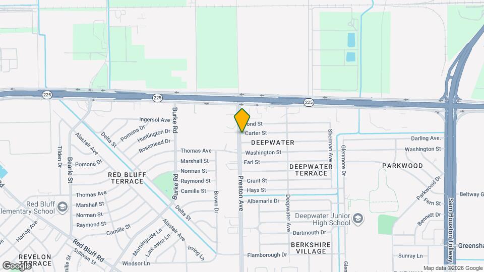 3002 Carter St Map and Location Details