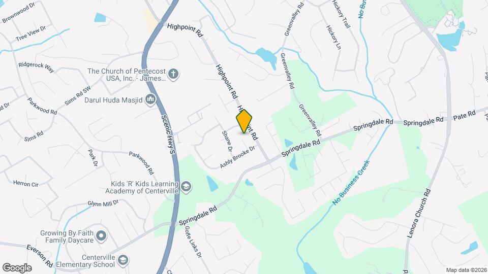 2928 Ashly Brooke Ct Map and Location Details