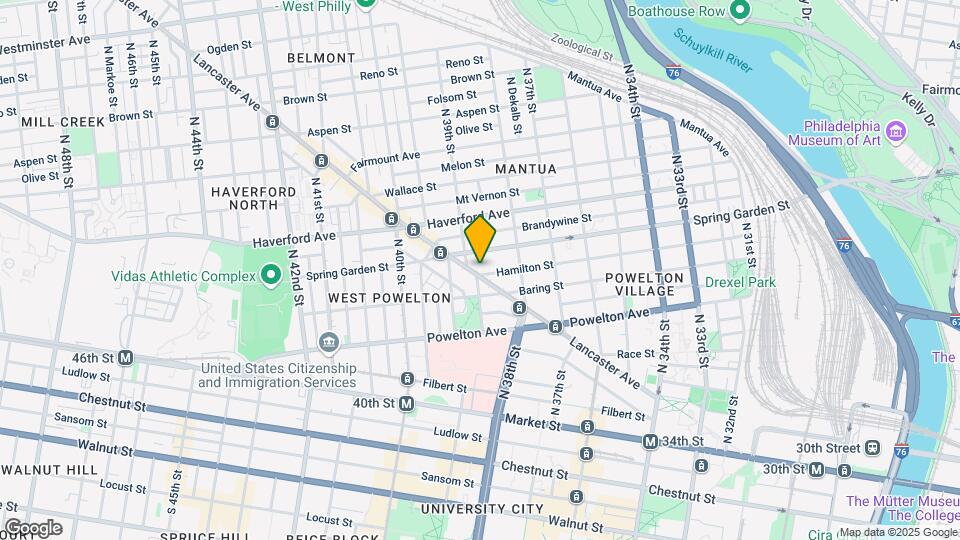3849 Lancaster Ave Map and Location Details
