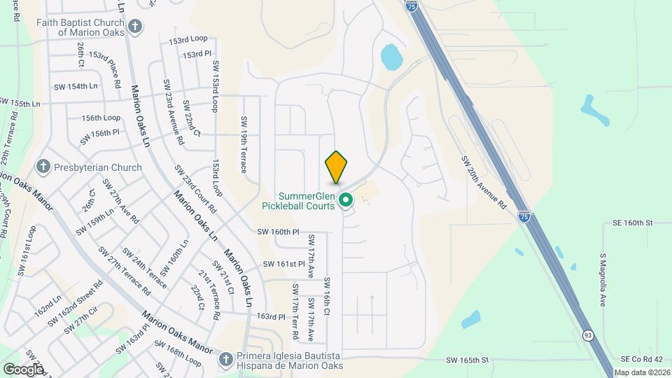 15870 SW 16th Avenue Rd Map and Location Details