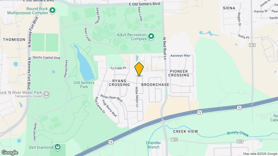 3869 Willie Mays Ln Map and Location Details