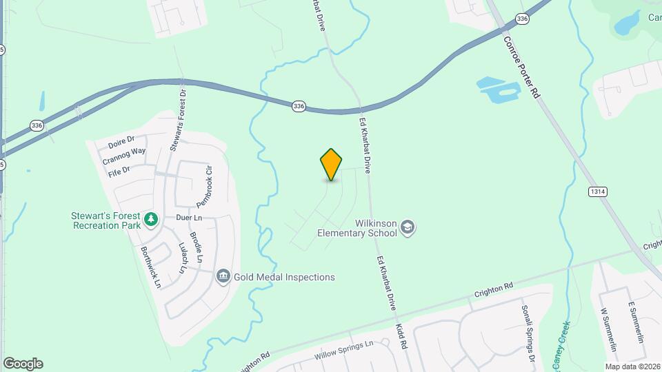 1629 Hopson Rnch Dr Map and Location Details