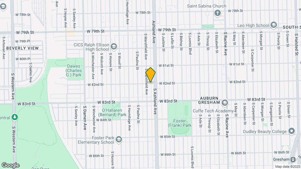 1614 W 82nd St Map and Location Details