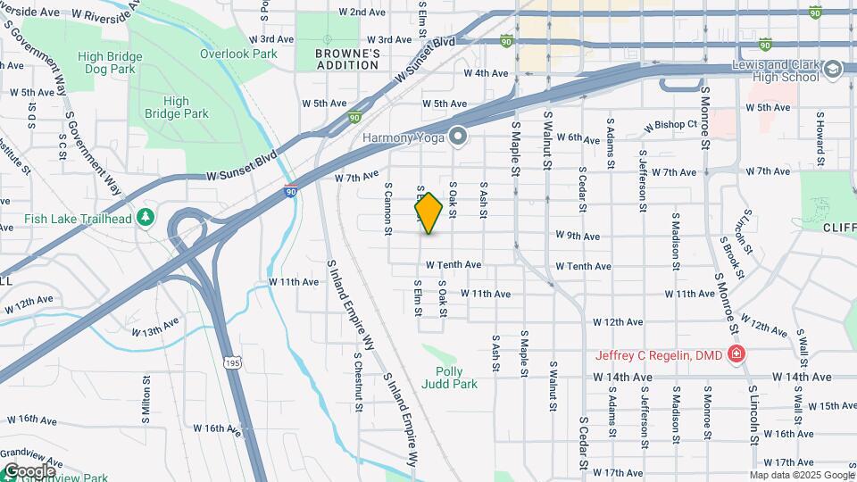 1821 W 9th Ave Mapa y Detalles de la Ubicación