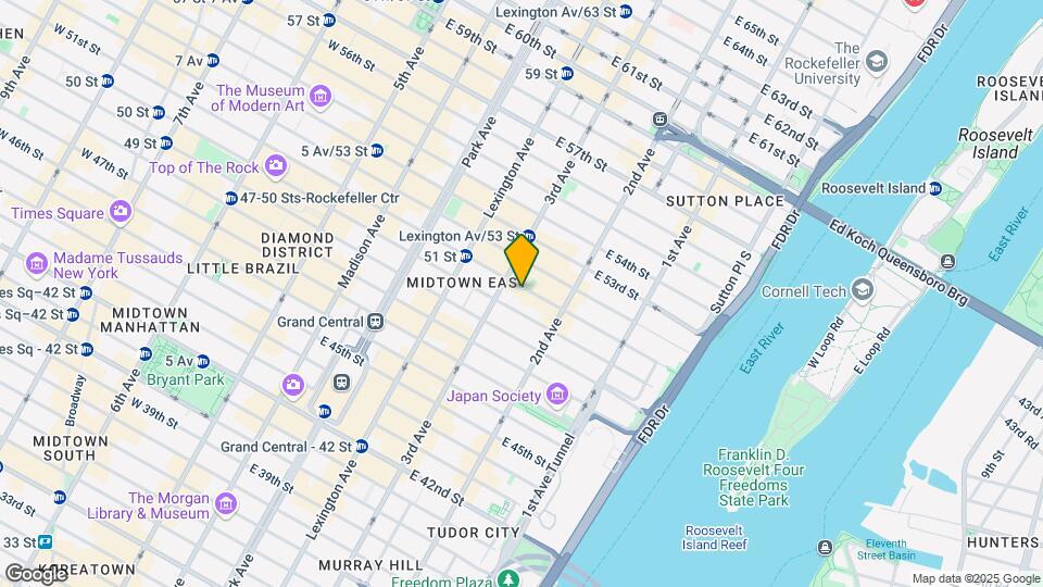 214-218 E 51st St Map and Location Details