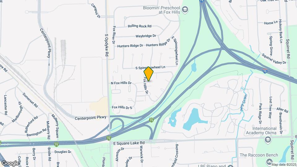 628 E Fox Hills Dr Map and Location Details