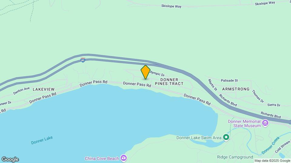 13590 Donner Pass Rd Map and Location Details