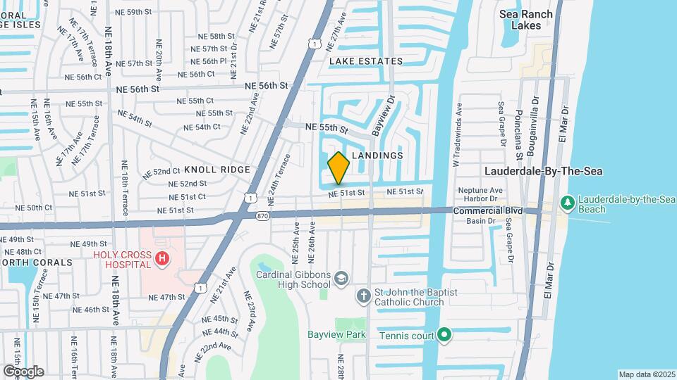 2801 NE 51st St Map and Location Details